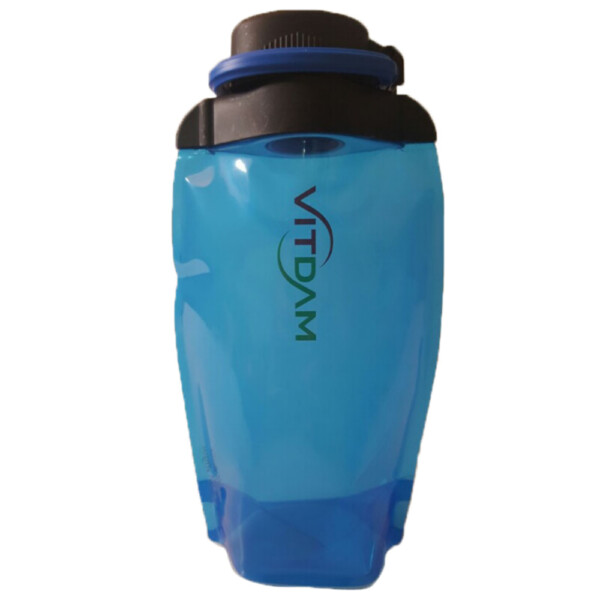 빛담 친환경 휴대용 접는 물병 여행 등산 캠핑 500ml - Image 6